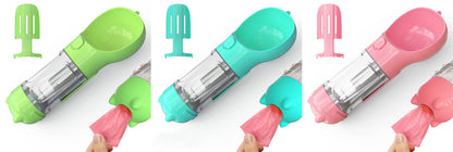3-in-1 Pet Travel Water Bottle Feeder